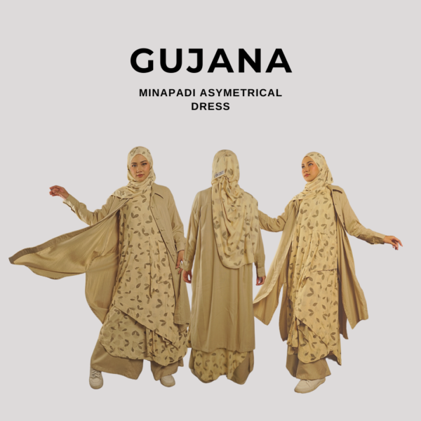 Gujana Series - Minipadi Asymaterial Dress
