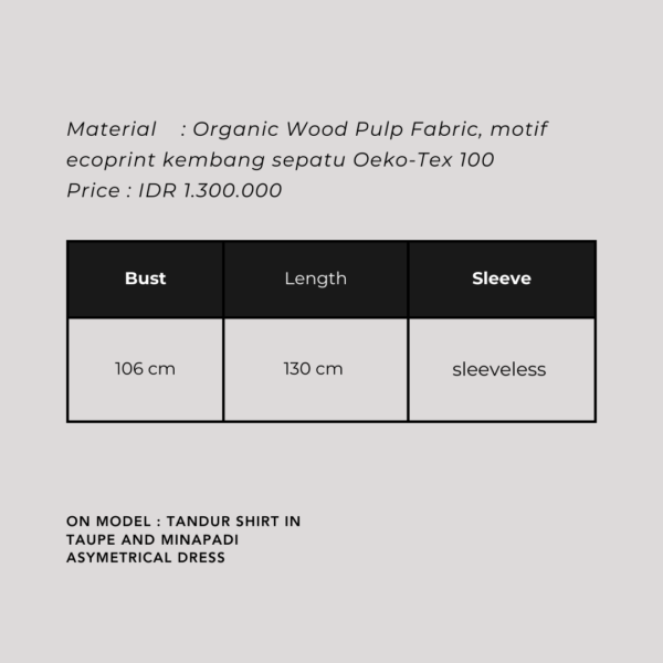 Gujana Series - Minipadi Asymaterial Dress - Image 2